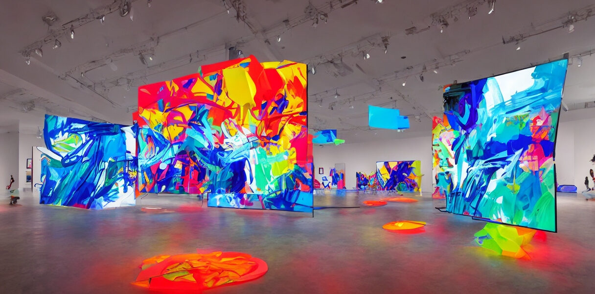 Billedhylde 2.0: Hvordan teknologi revolutionerer udstillingen af kunst